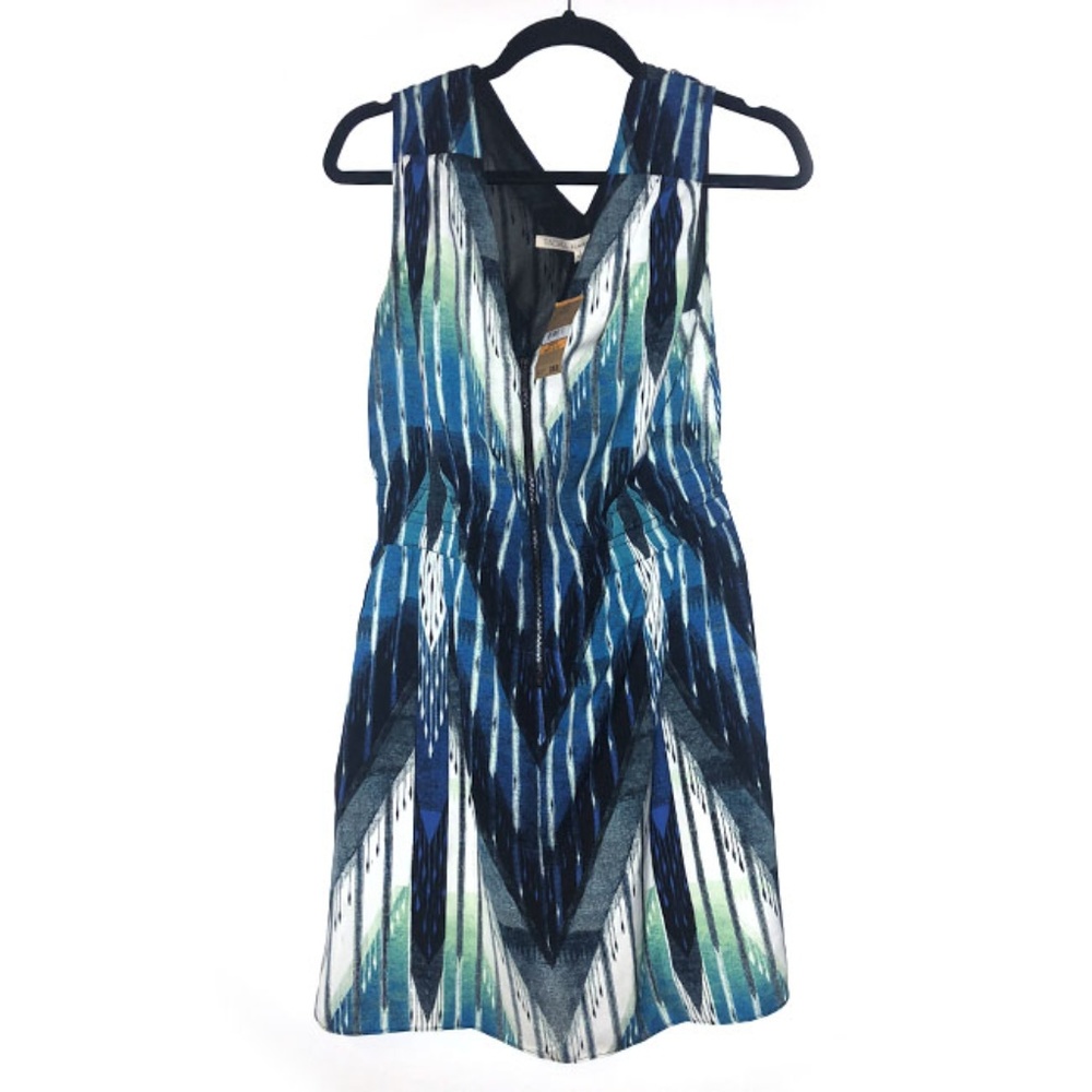 NWT RACHEL Rachel Roy Halter zipper front dress